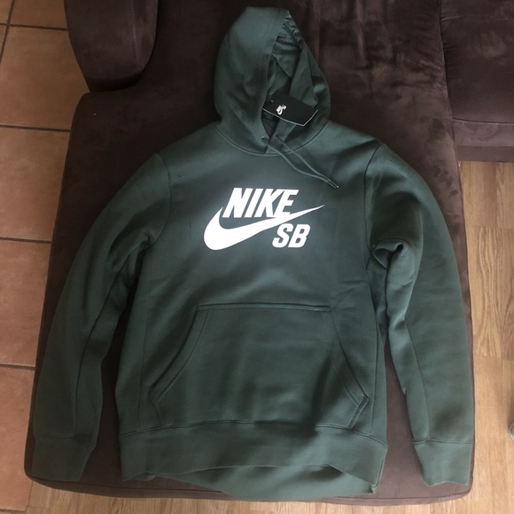 green nike sb hoodie